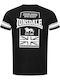 Lonsdale Charmouth Ανδρική Κοντομάνικη Μπλούζα 117131 Μαύρη