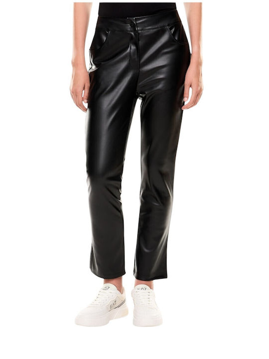 Damen Stoff Hose Schwarz