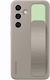Standing Grip Silicone Back Cover Taupe (Galaxy...