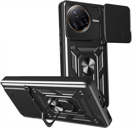 Bodycell Slide Cover Back Cover Metallic Black for Poco F7 Pro