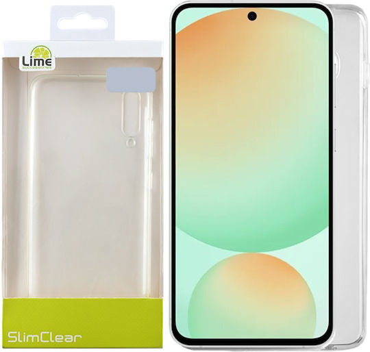 Lime Тънка Прозрачна Силиконова Задна Корица (Galaxy S25 FE)