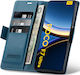 Erbord Wallet Synthetic Leather Plastic Blue for Poco F7 Ultra