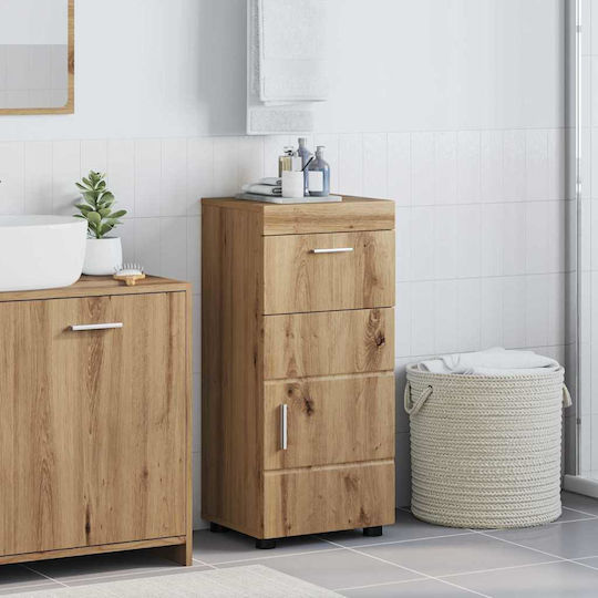 vidaXL Badezimmerschrank B37xT31.5xH82cm Eiche