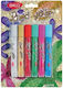 Colored Glitter Glue Set 6 Colors Daco