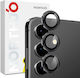 Northjo Camera Protection Metal Frame Black for the Samsung Galaxy S25 FE 5G