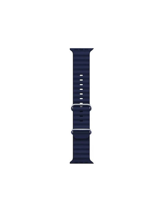 Vidvie Λουράκι Σιλικόνης Μπλε (Apple Watch 1/2/3/4/5/6/7/8/SE/Ultra 42/44/45/49mm)