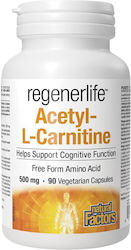 Natural Factors Regenerlife Acetyl L-Carnitine 500mg 90 κάψουλες