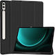 Smartcase Flip Cover Μαύρη (Samsung Galaxy Tab S9 FE Plus 12.4 (X610 / X616B))