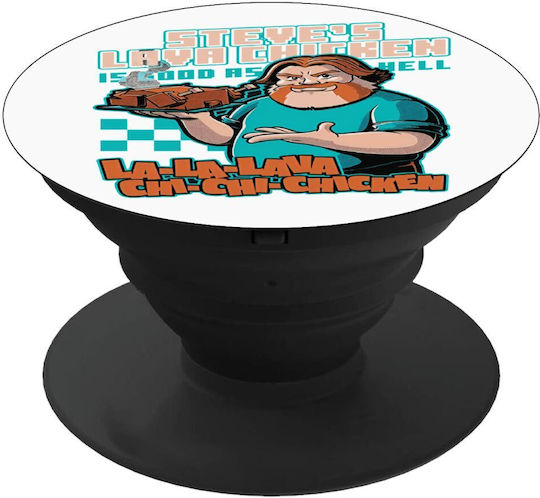 Steves Lava Chicken Phone Holders Stand Μαύρο Βάση Στήριξης Κινητού Στο Χέρι