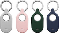 4Smarts Θήκη Σιλικόνης για SmartTag2 σε Λευκό χρώμα 4τμχ