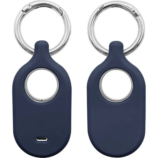 4Smarts Silikon Schlüsselbund-Etui für SmartTag2 in Weiß Farbe 4 Stück