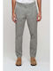 Pantaloni Chino Elastic cu Croială Normală Gray