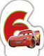 Birthday Candle Procos Number 6 Cars