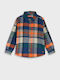 Kids Checked Shirt Long Sleeve Multicolour