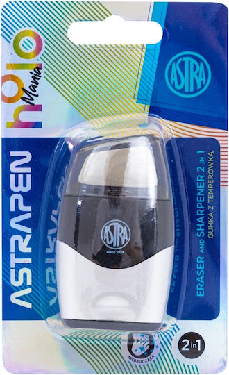 Anspitzer mit Radiergummi Astra Holomania 2-in-1