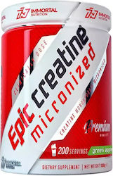 Immortal Nutrition Epic Creatine Monohydrate Micronized 5000mg Πράσινο Μήλο 1000gr