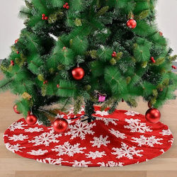 Red Snowflake Tree Apron