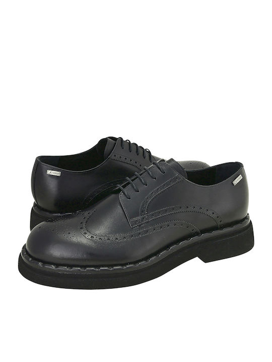 Δερμάτινα Ανδρικά Oxfords Μαύρα