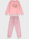 Energiers Kids' Pajamas Winter Pink Wild Soul