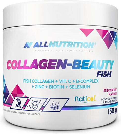 AllNutrition Collagen-Beauty Fish 5000мг с Витамин C 158гр 150мл Ягода