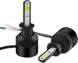 Set 2 Lămpi Auto Led H1 S2 Black Edition Faruri Led 12v 24v 50w 8000lm 6500k