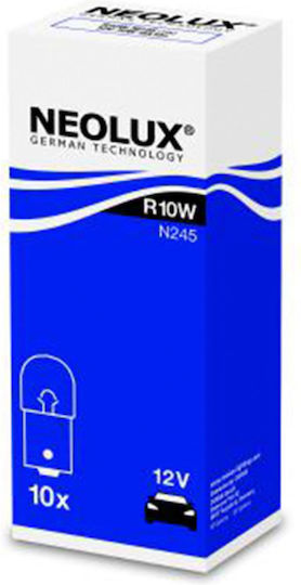 Set 10 Auxiliary Bulbs 12v R10w Ba15s Neolux