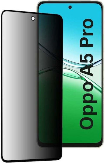Screen Protector Oppo A5 Pro 5g A5 Pro 4g Anti-spy Ultra Hd 9h Protecție Ușoară Instalare 111d Set Autocolant Privacy