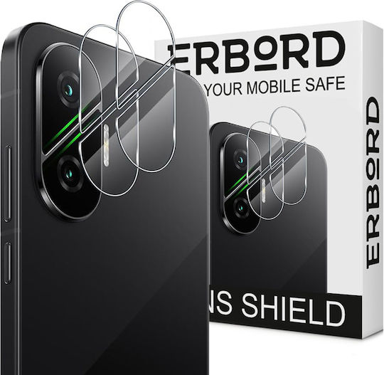 2x Γυαλί Κάμερα Erbord Xiaomi Poco F7 5g Διαφανές