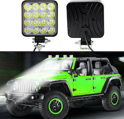 Proiector Auto Led Offroad 48w 16 Leduri Halogen 10-30v Carcasă din Aluminiu Ip67 Proiector Auto Led Offroad 48w 16 Leduri Halogen 10-30v Carcasă din Aluminiu Ip67
