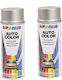 Pack 2 X Dupli-color Dacia Silver Diamond Metallic Auto Spray Paint 350 Ml