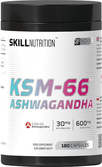Skill Nutrition KSM-66 600mg 180 caps