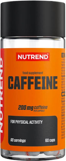 Nutrend Caffeine 200mg Special Food Supplement 60 Capsules