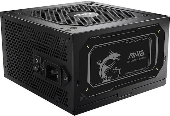 MSI MAG A750GL PCIE5 750W Черен Компютърно захранване Пълен модул 80 Plus Gold