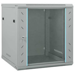 vidaXL Wandmontiert Rack-Schrank 60x45x65cm Gra...
