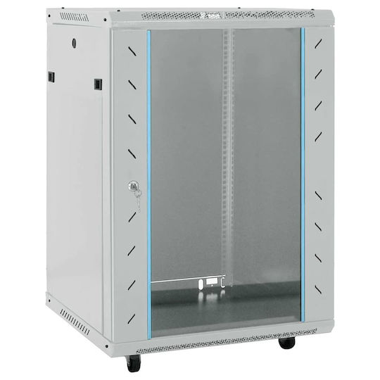 vidaXL Boden Rack-Schrank 60x60x80cm Gray 42017660