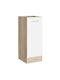 Επιδαπέδιο Ντουλάπι Sonoma Oak, White 30x46x82εκ.
