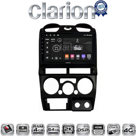 Clarion Auto-Audiosystem Isuzu D-Max 2008 2012 (Bluetooth/USB/WiFi/GPS/Apple-Carplay/Android-Auto)