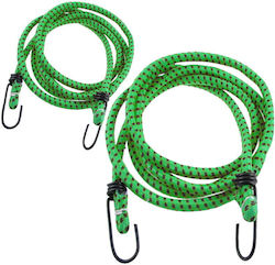 Elastic Straps with Metal Hooks 2 Pieces