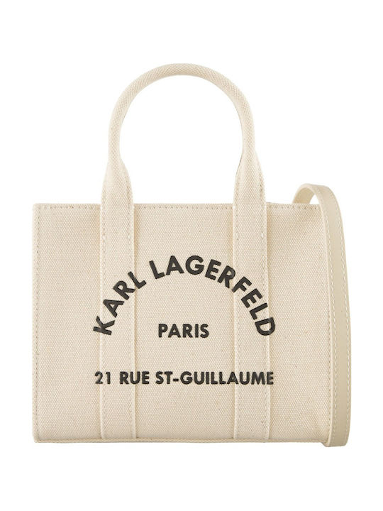 Karl Lagerfeld Υφασμάτινη Γυναικεία Τσάντα Tote...