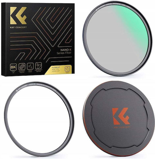 K&F Concept Σετ Φίλτρων PL / CPL Διαμέτρου 82mm για Φωτογραφικούς Φακούς