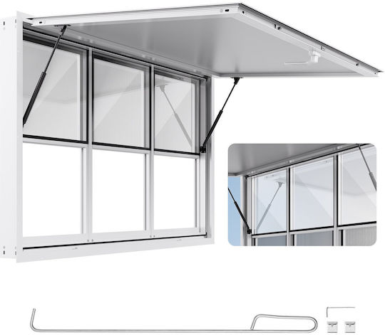 Vevor 152x92 Cm Concession Stand Serving Window Food Truck Service Awning