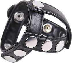 Leather Cock Ring Ball Divider