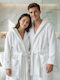 Casa Colori Bathrobe with Hood in White Color
