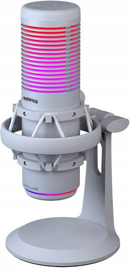 Rampage Bemol RGB Микрофон Настолен в White Цвят