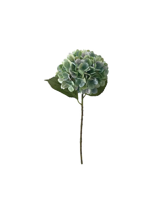 Hydrangea Branch Green Real Touch 2 Leaves Φ22....