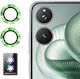 Xiaomi Mix Flip 2 Enkay Hat-prince 9h Rear Camera Lens Aluminium Alloy Tempered Glass Film Light Green