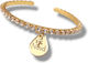 The Art of Beading Christening Charm Bracelet Gold 1pcs