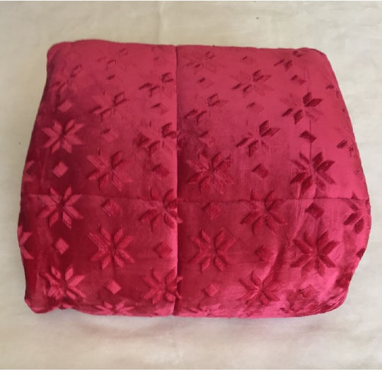 Adam Home Κουβερτοπάπλωμα με Γέμιση Microfiber Ημίδιπλο 180x240εκ. 500 Κόκκινο 740 GSM