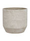 Mica Planter Ceramic Beige 17x15.5cm.