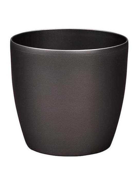 Atmosphera Roto Planter Gray 16x16cm.
